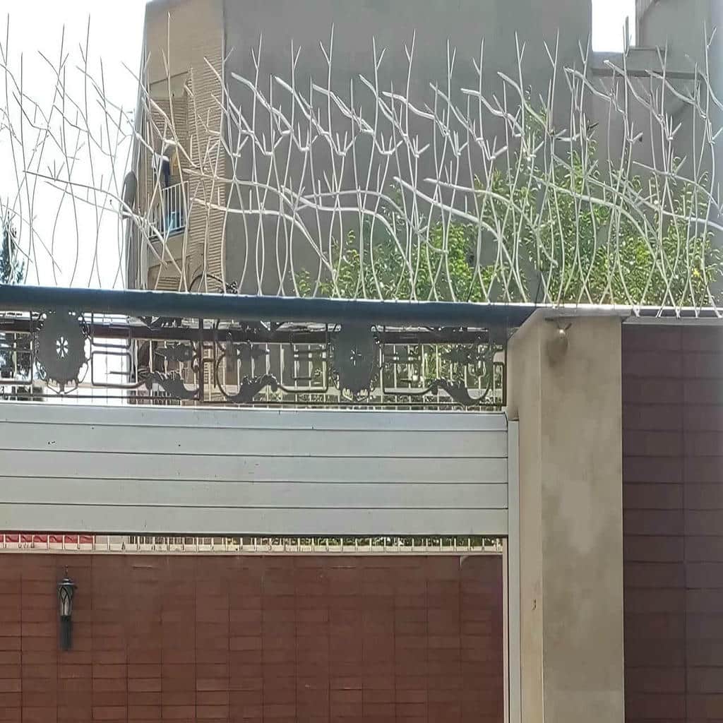 خرید نرده شاخ گوزنی نمای مدرن در کرج