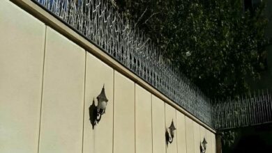 نرده شاخ گوزنی در بندر چابهار