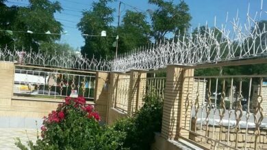 نرده شاخ گوزنی در فیروزکوه