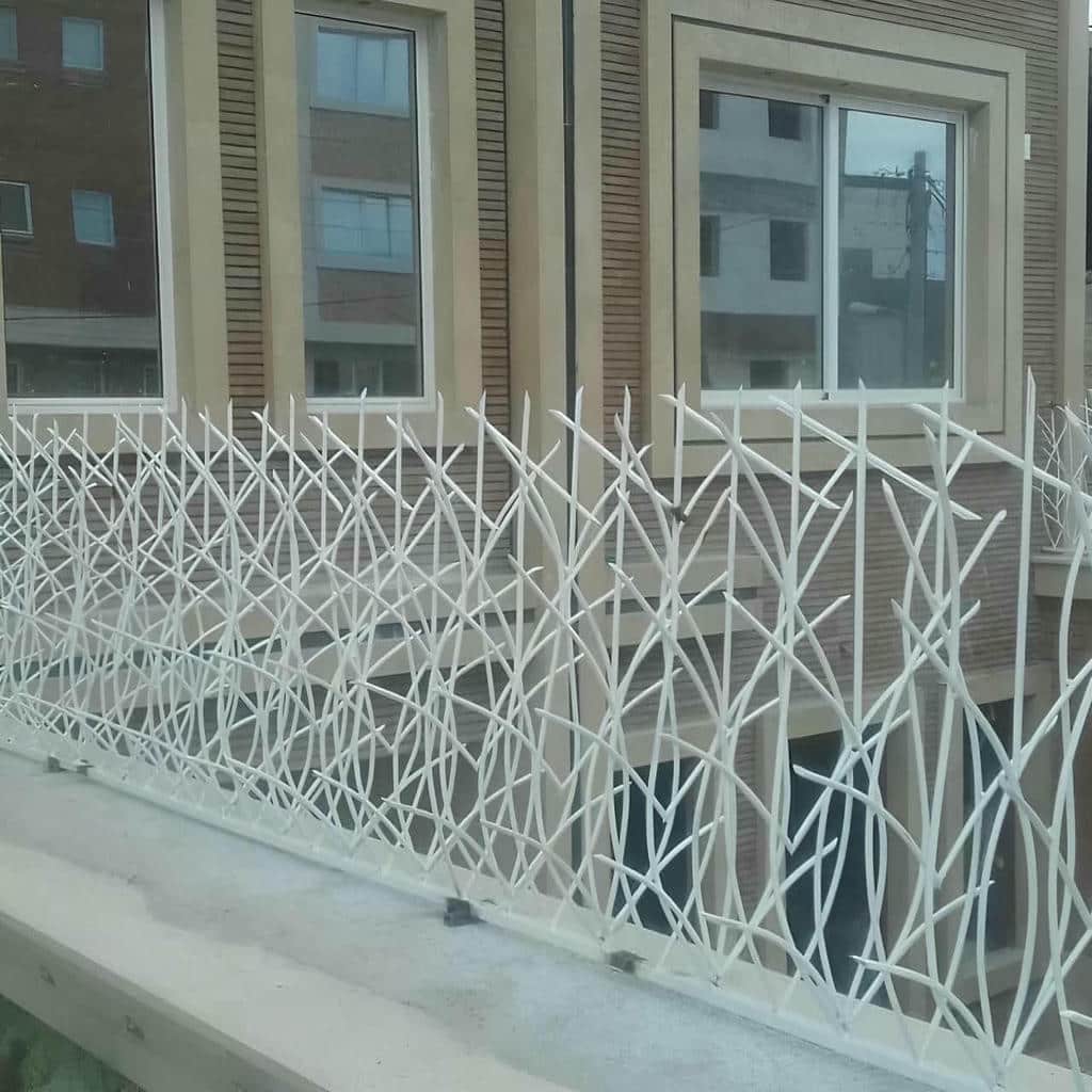 نصب نرده شاخ گوزنی محوطه شهری در تهران