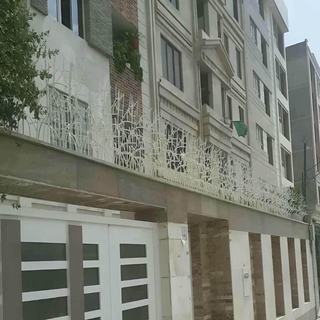 نصب نرده شاخ گوزنی تراکم شاخه در بندر لنگه