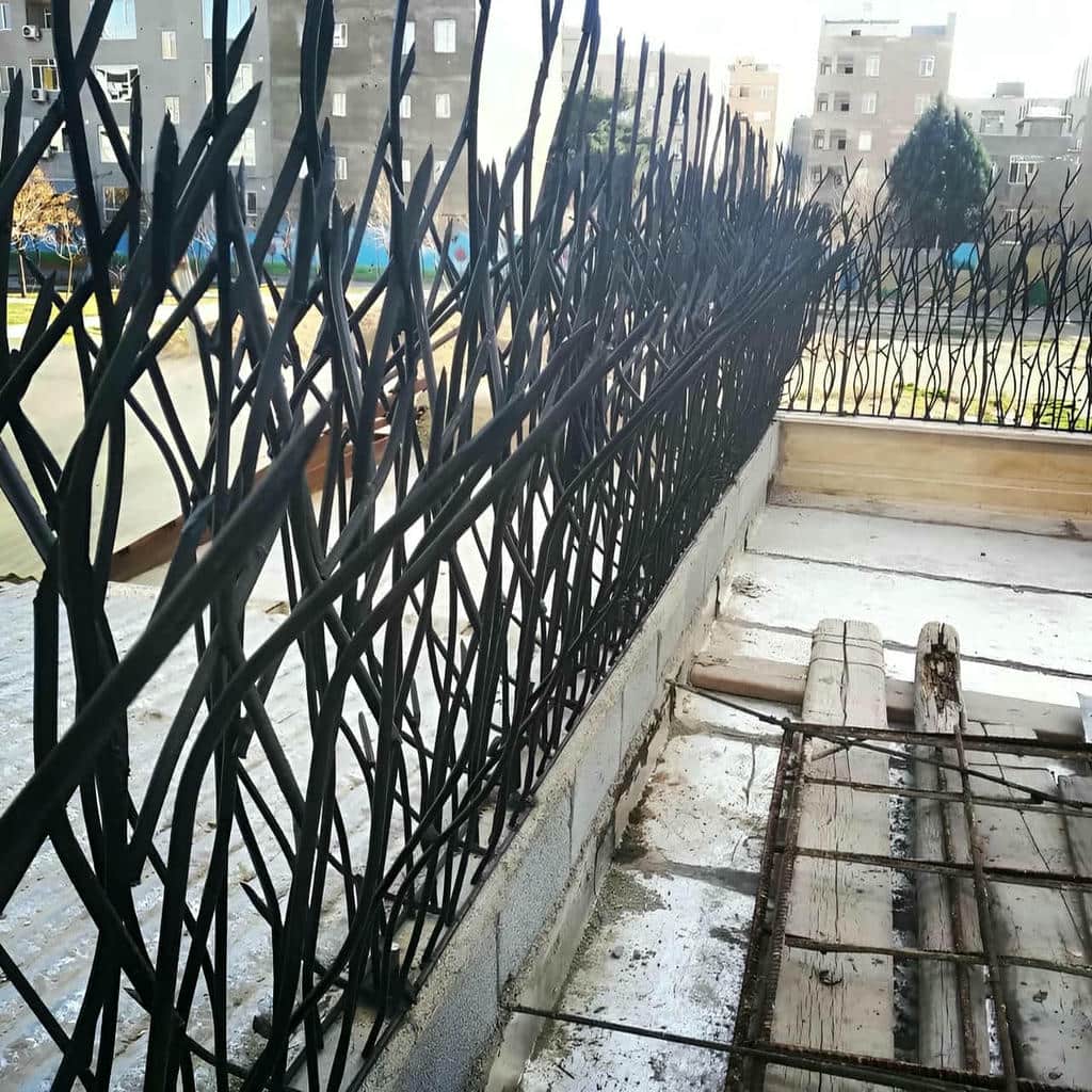 خرید نرده شاخ گوزنی دیوار ساختمان در نوشهر
