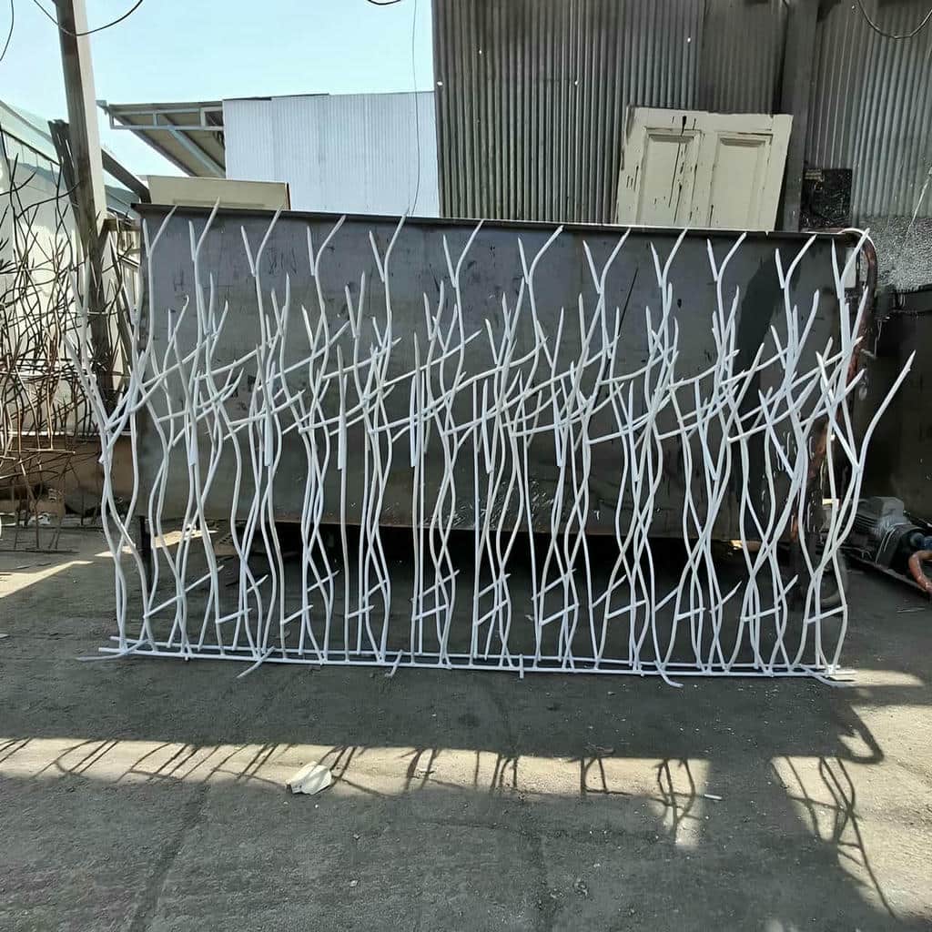 نصب نرده شاخ گوزنی پوشش ضدزنگ در نیشابور