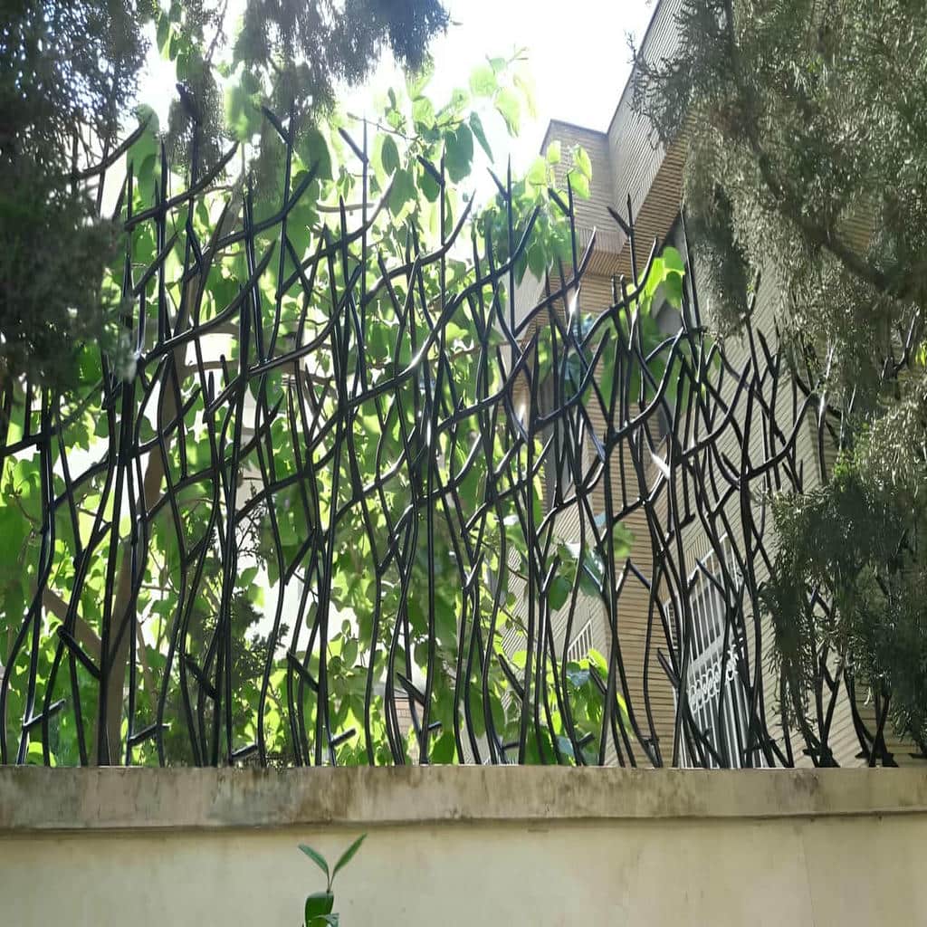 نصب نرده شاخ گوزنی پوشش ضدزنگ در فیروزکوه