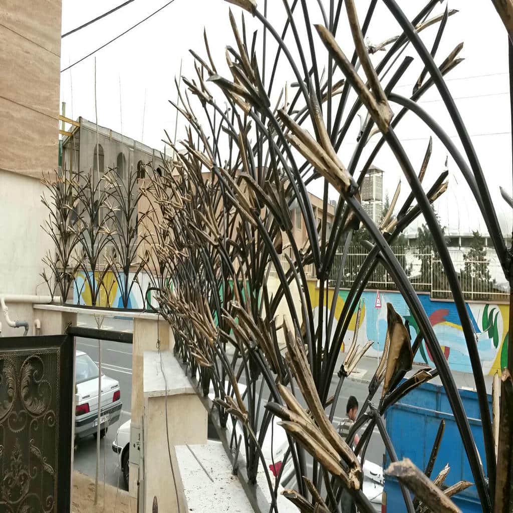 نرده شاخ گوزنی در قشم