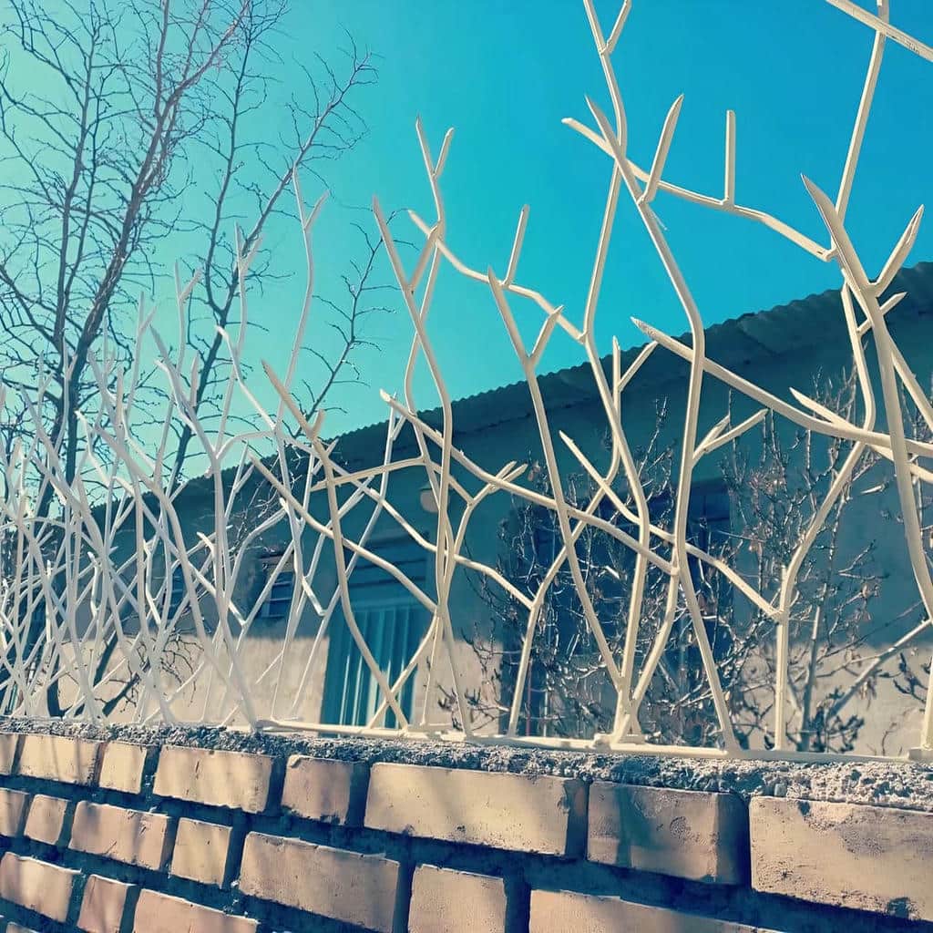نصب نرده شاخ گوزنی پوشش ضدزنگ در رفسنجان