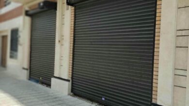 درب کرکره‌ای برقی در فیروزکوه