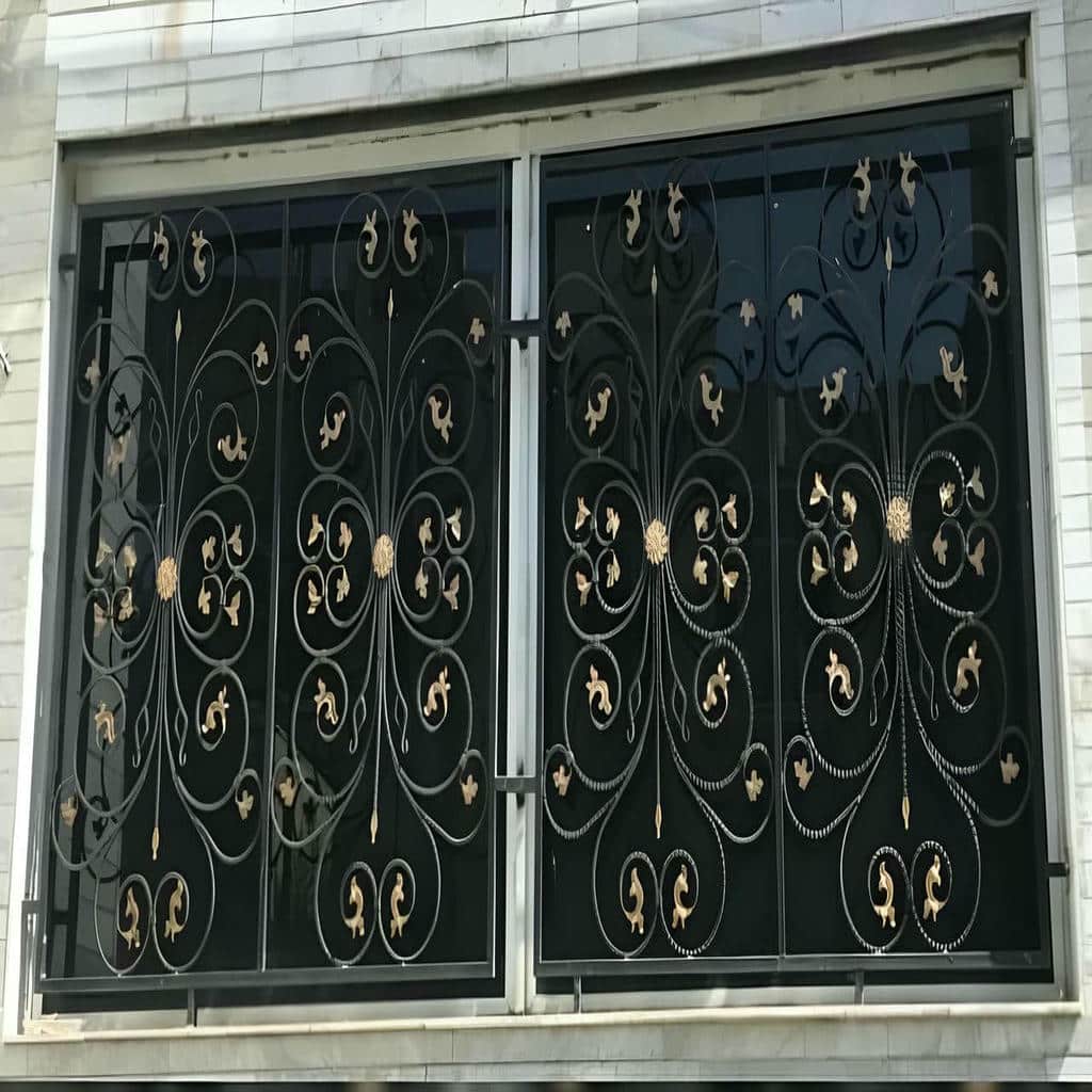 خرید نرده حفاظ پشت پنجره ساده در ارومیه