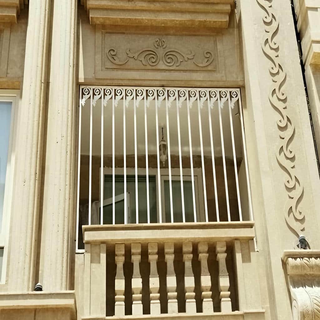 نصب نرده حفاظ پشت پنجره آهنی در نیشابور