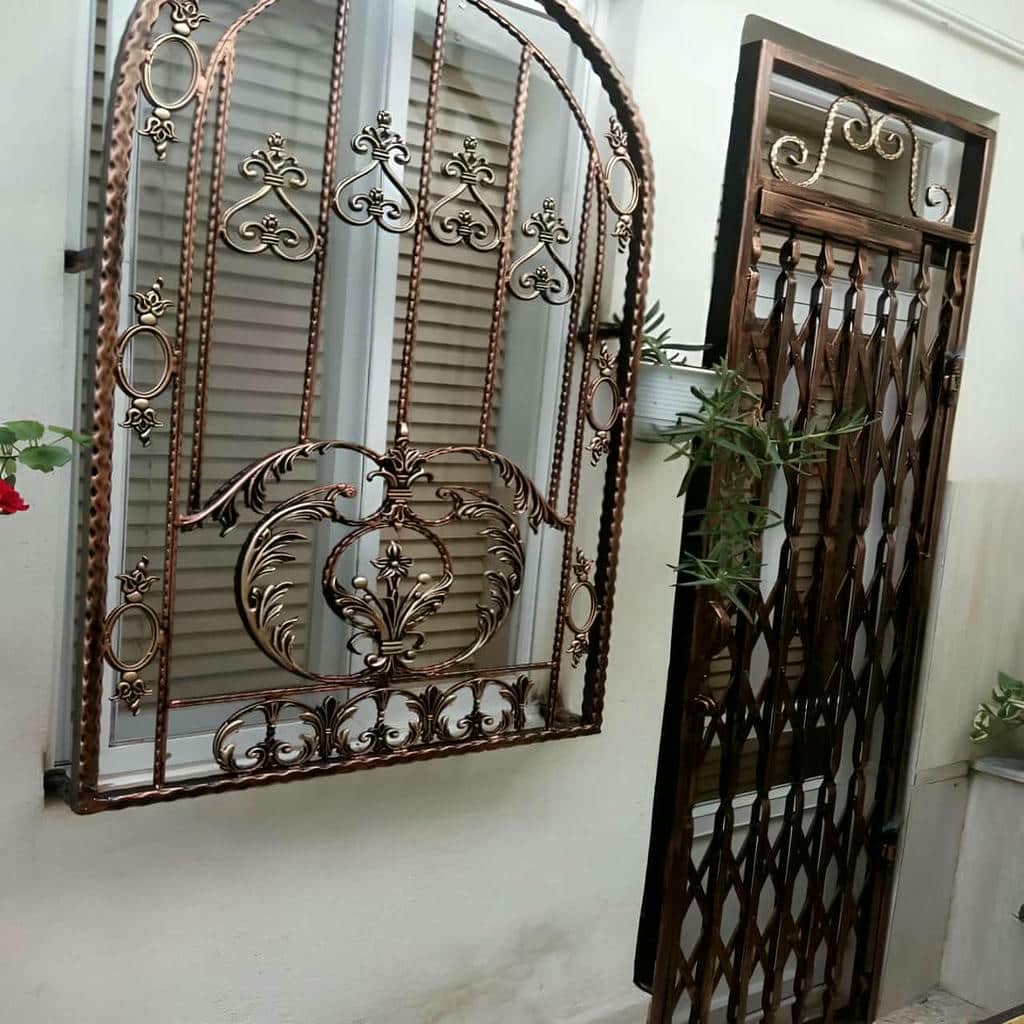 کارخانه نرده حفاظ پشت پنجره اندازه دقیق در فشم