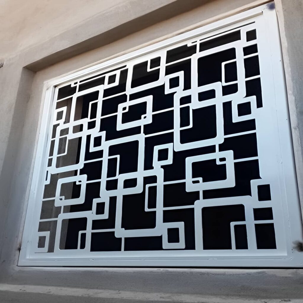 خرید نرده حفاظ پشت پنجره ساده در قزوین