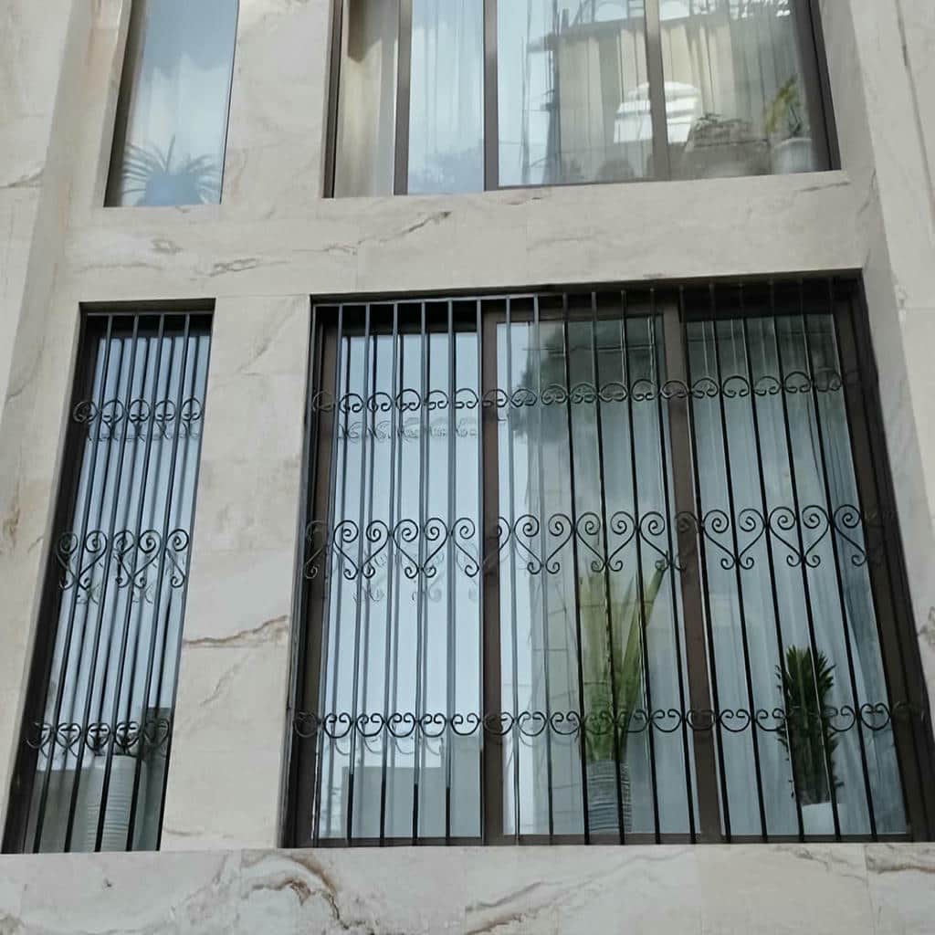 خرید نرده حفاظ پشت پنجره ساده در کرج