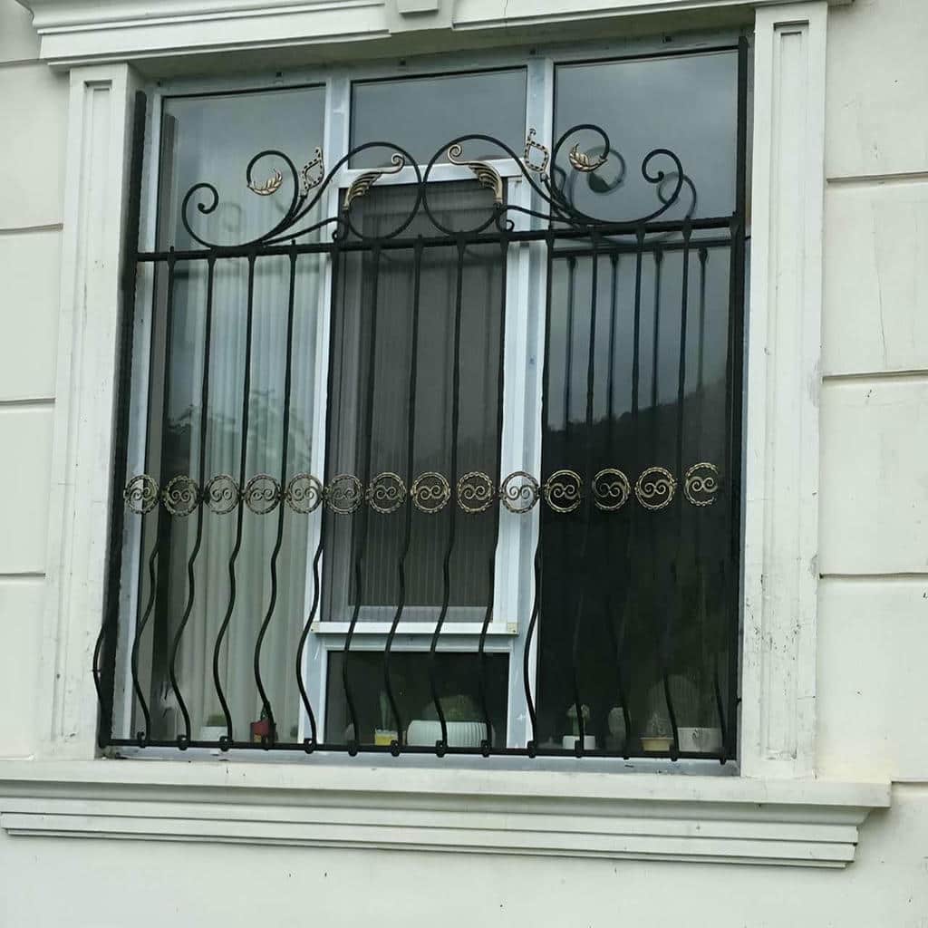 نصب نرده حفاظ پشت پنجره فرفورژه در ساوه