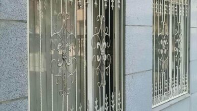 نرده حفاظ پشت پنجره در مشهد