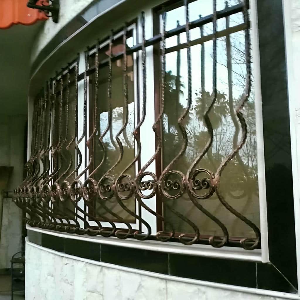فروش نرده حفاظ پشت پنجره بازشو در اراک