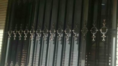 نرده حفاظ پشت پنجره در کرمان