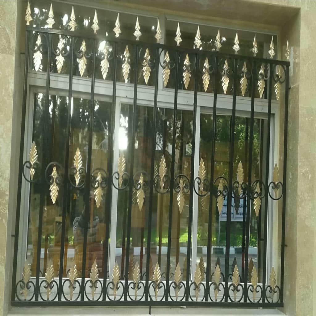 کارخانه نرده حفاظ پشت پنجره اندازه سفارشی در محمدشهر