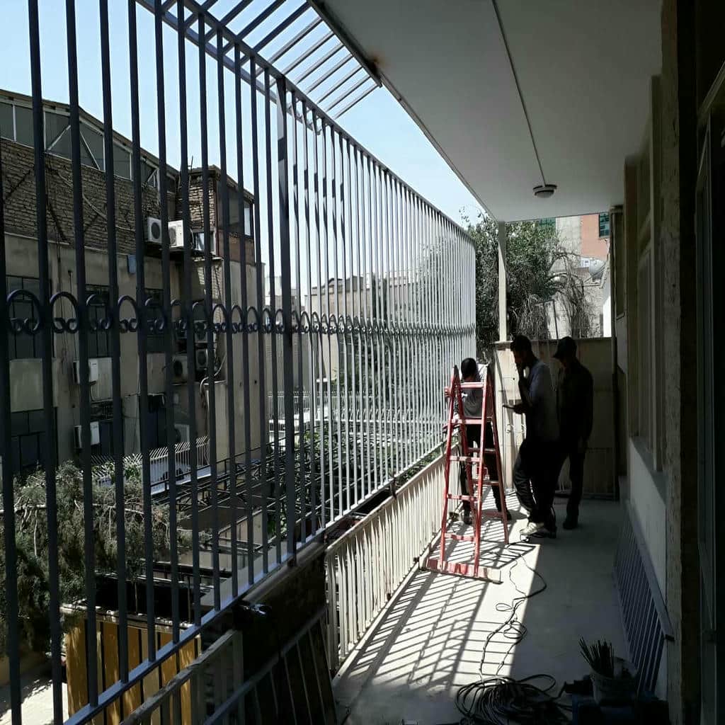 خرید نرده حفاظ پشت پنجره ساده در پردیس