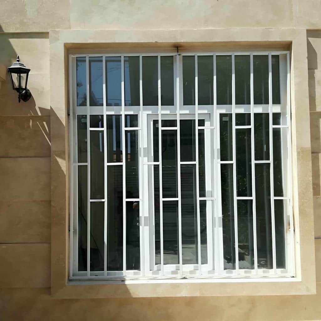 کارخانه نرده حفاظ پشت پنجره اندازه دقیق در لواسان