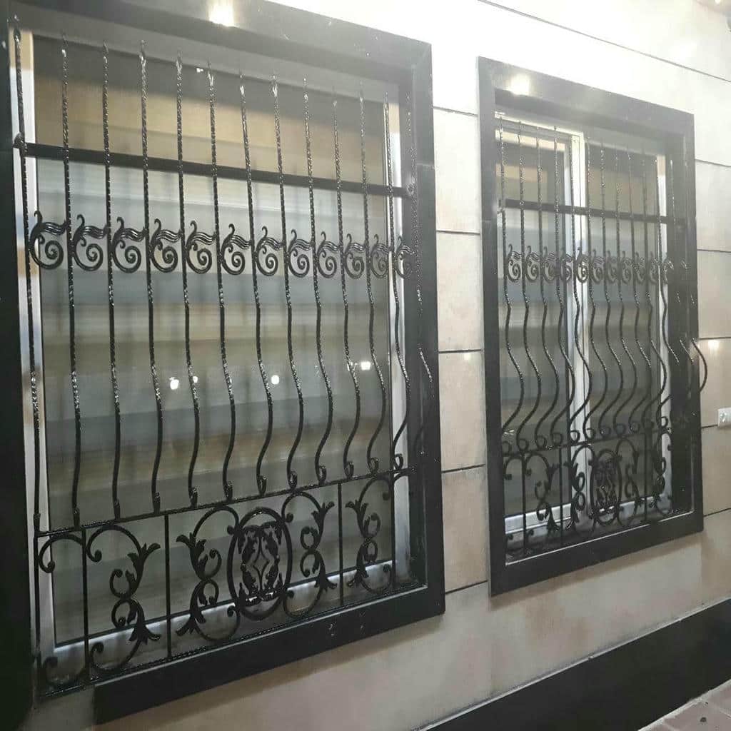 خرید نرده حفاظ پشت پنجره سفارشی در سیرجان