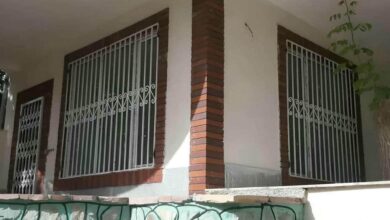 نرده حفاظ پشت پنجره در کیش