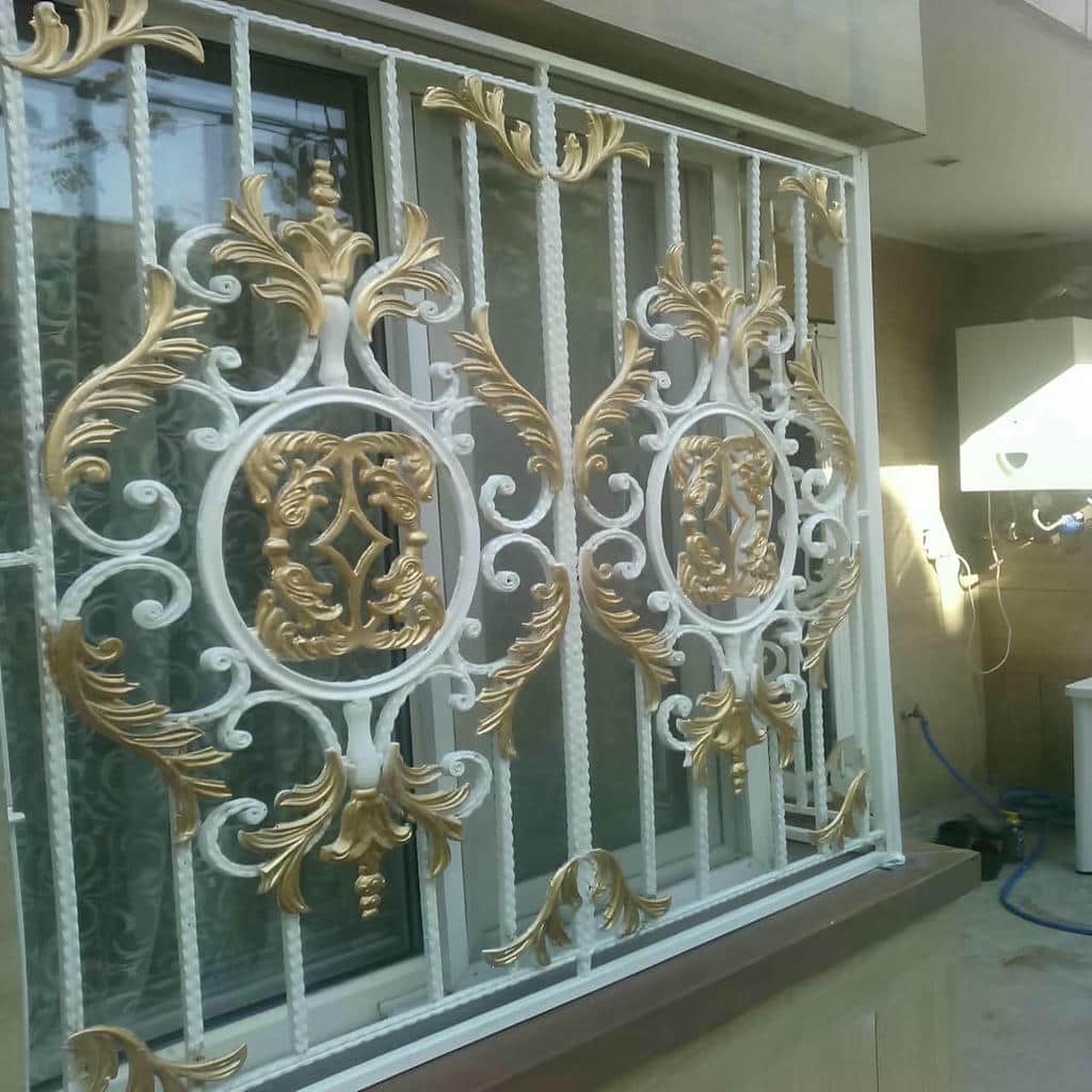 قیمت نرده حفاظ پشت پنجره فرفورژه در ساری