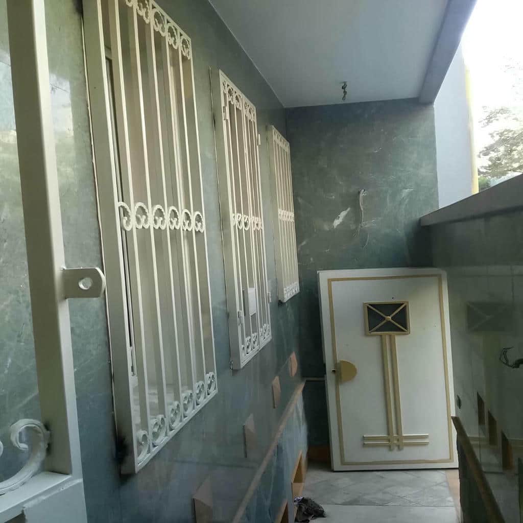 قیمت نرده حفاظ پشت پنجره فرفورژه در رشت