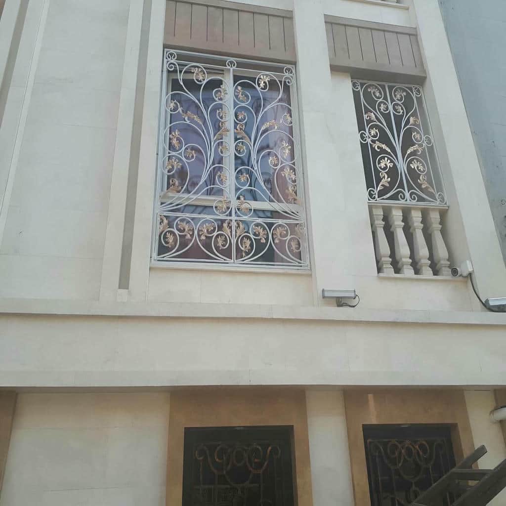 نصب نرده حفاظ پشت پنجره آهنی در قم