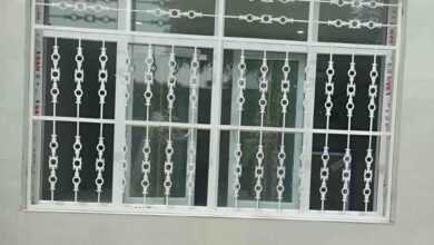 نرده حفاظ پشت پنجره در قشم