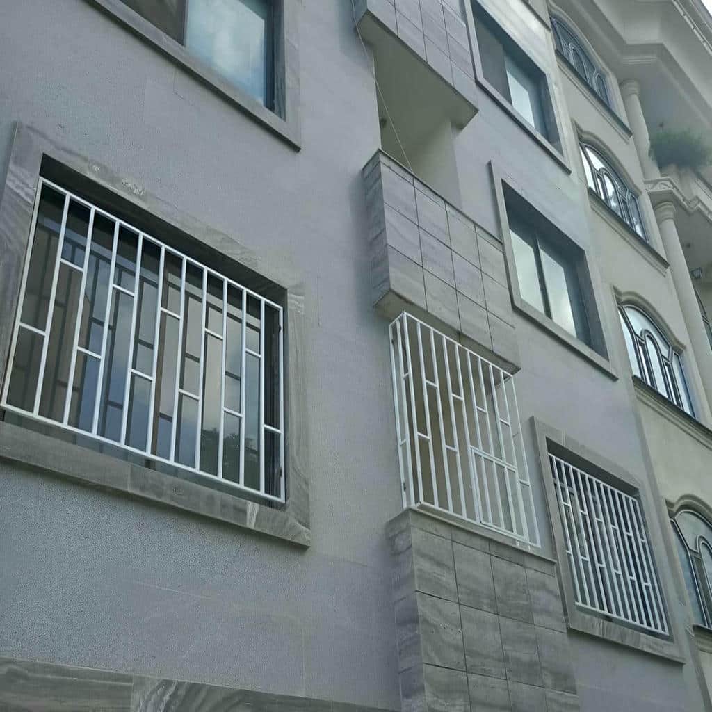 کارخانه نرده حفاظ پشت پنجره ضدزنگ در کردان