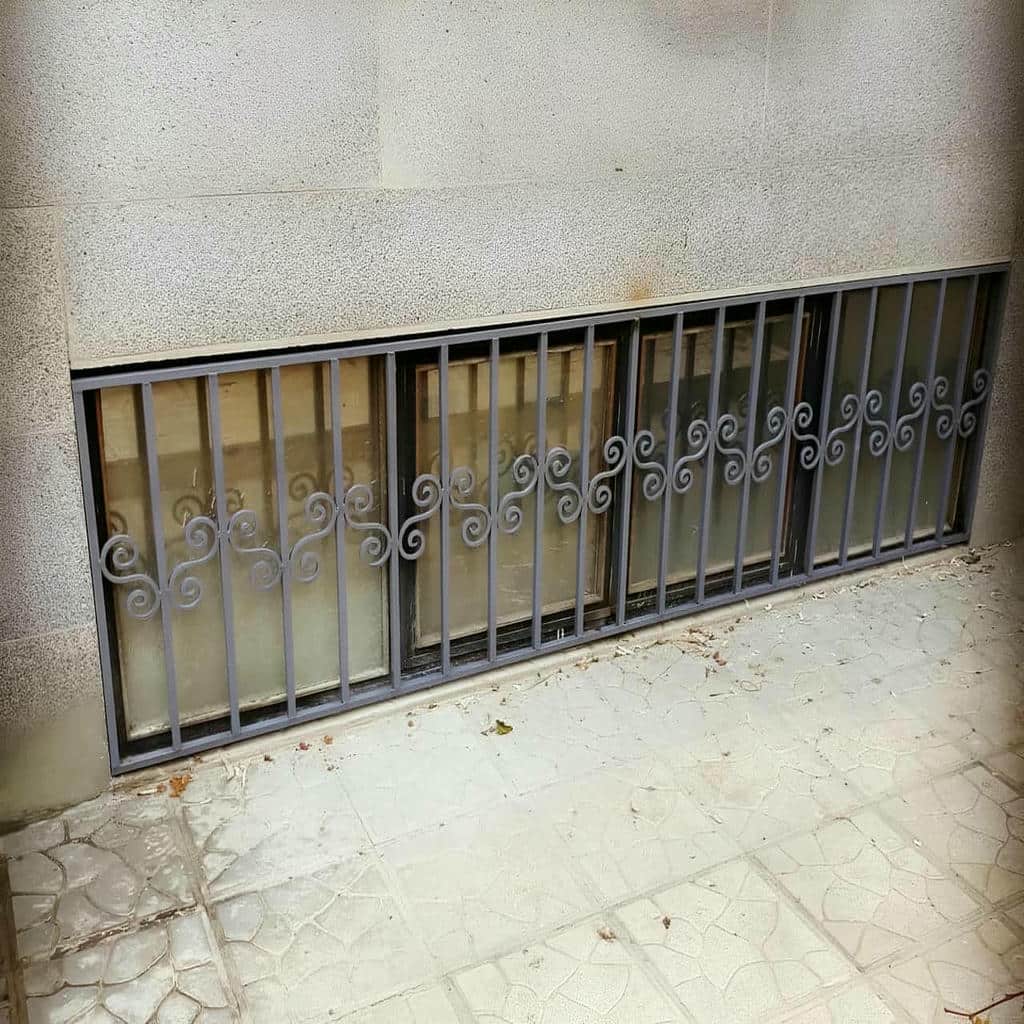 خرید نرده حفاظ پشت پنجره ساده در گنبدکاووس