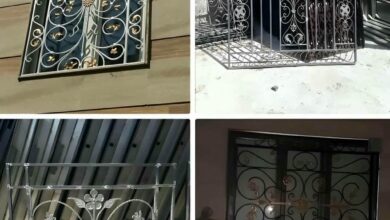 نرده حفاظ پشت پنجره در ایلام
