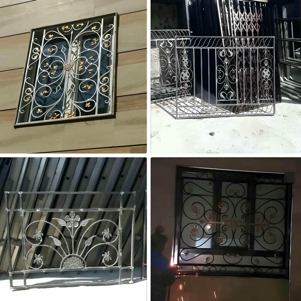 نرده حفاظ پشت پنجره در ایلام