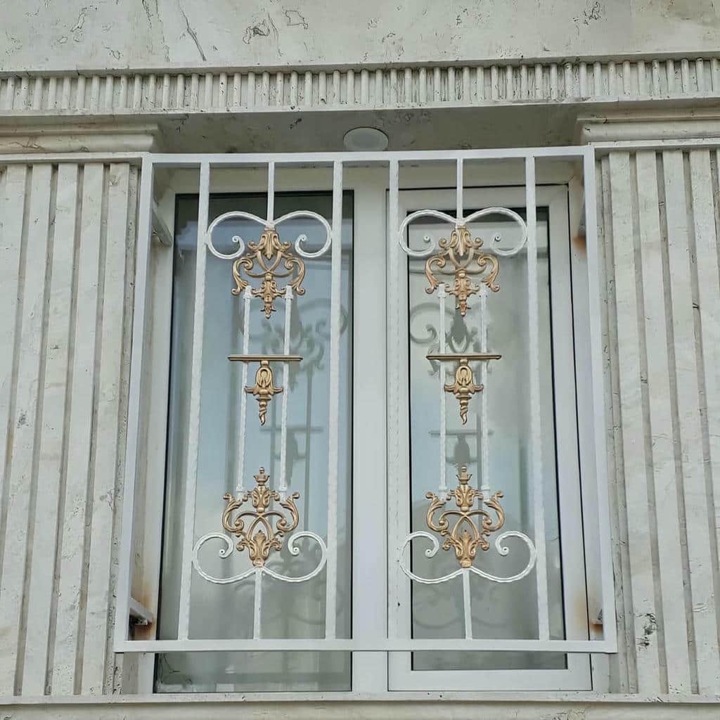 فروش نرده حفاظ پشت پنجره بازشو در گنبدکاووس