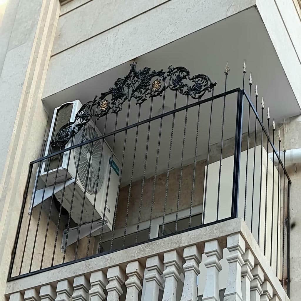 فروش نرده حفاظ پشت پنجره بازشو در کیش