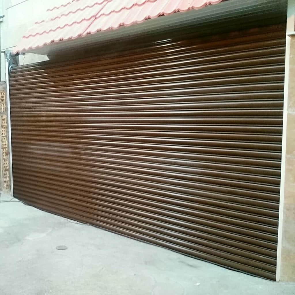 خرید درب کرکره‌ای برقی اتوماتیک پارکینگ در سمنان