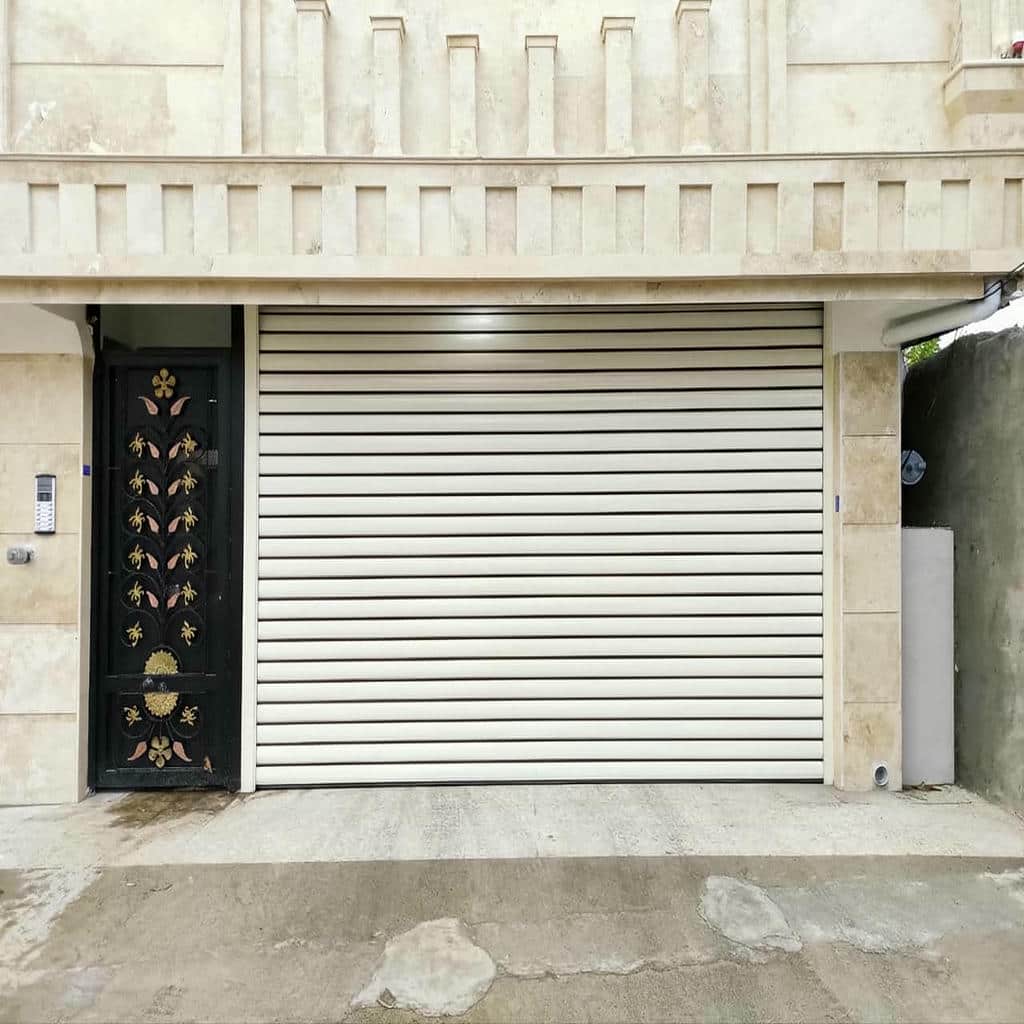 خرید درب کرکره‌ای برقی اتوماتیک پارکینگ در گرگان