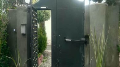جک پارکینگی درب حیاط در لواسان