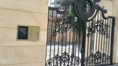 جک درب حیاط در بندر انزلی