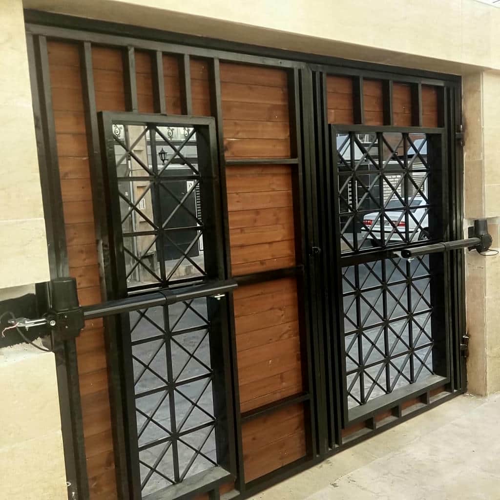 جک پارکینگی درب حیاط در فشم