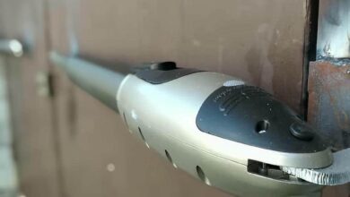 جک پارکینگی درب حیاط در کیش