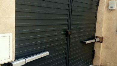 جک پارکینگی درب حیاط در بوشهر