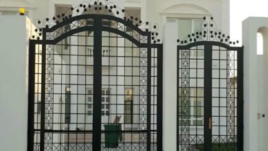 درب حیاط فرفورژه در استان مازندران