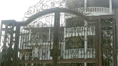 درب حیاط فرفورژه در کرمان