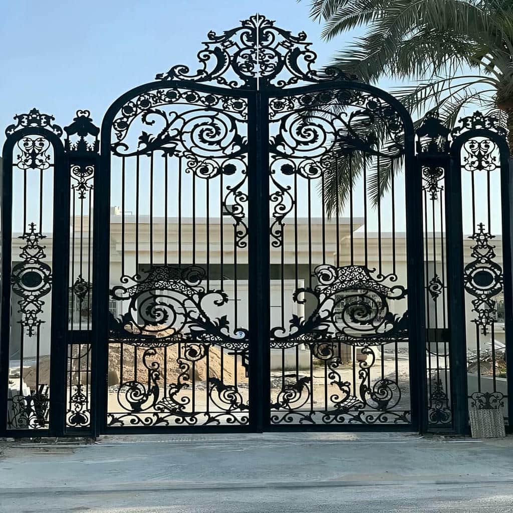 فروش درب حیاط فرفورژه رنگ مقاوم در بندر لنگه