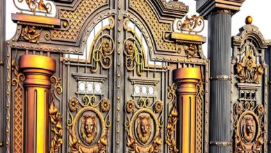 درب حیاط فرفورژه در استان خوزستان