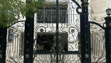 درب حیاط فرفورژه در نسیم شهر