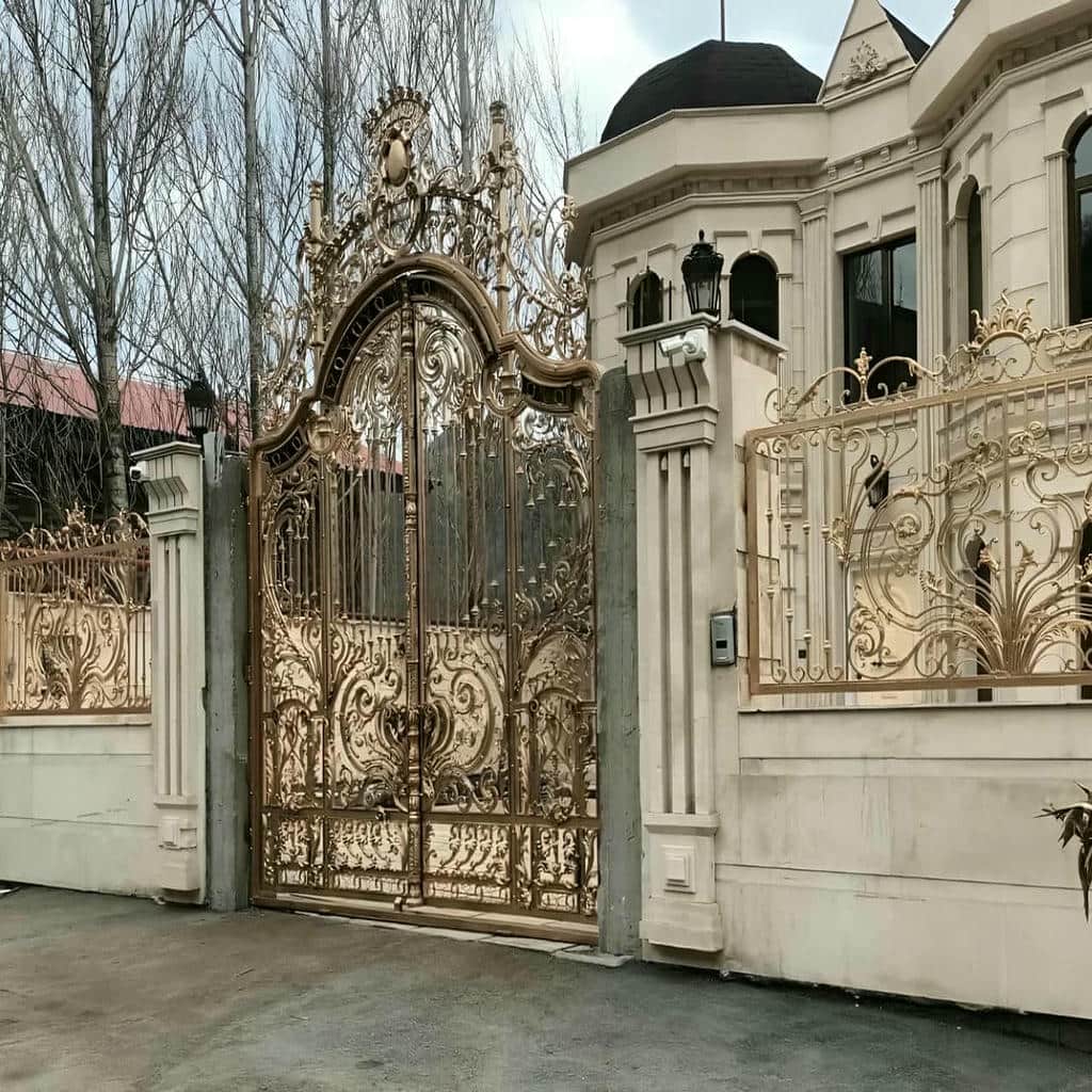فروش درب حیاط فرفورژه پروفیل مقاوم در بندر چابهار