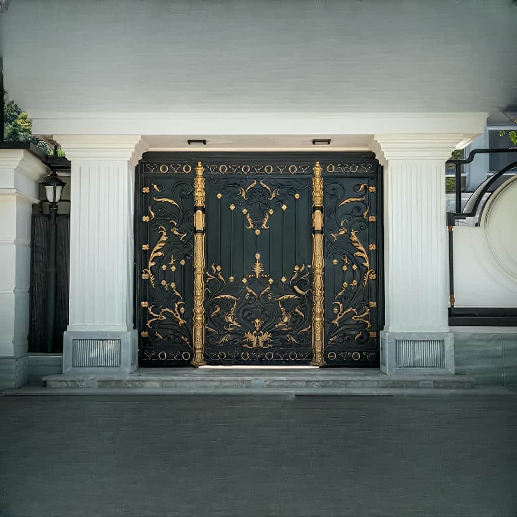قیمت درب پارکینگ حیاط فرفورژه مسکونی در ایرانشهر