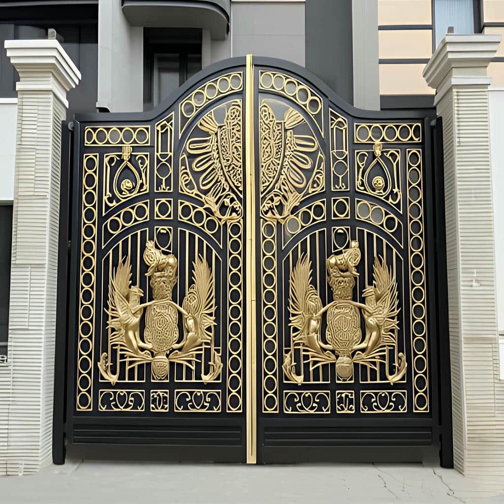 قیمت درب پارکینگ حیاط فرفورژه پروفیل تقویتی در ملارد